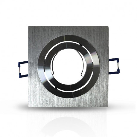 Support plafond orientable, carré aluminium Ø75 mm SUPPORT PLAFOND
