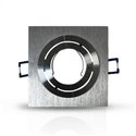 Support plafond orientable, carré aluminium Ø75 mm SUPPORT PLAFOND