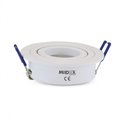 Support de spot rond orientable, blanc Ø92 mm  SUPPORT PLAFOND