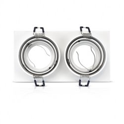 Support plafond orientable, rond blanc 175x93 mm SUPPORT PLAFOND
