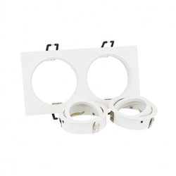 Support plafond orientable, rond blanc 175x93 mm SUPPORT PLAFOND