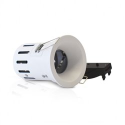 Support de spot rond avec douille automatique, blanc Ø86 mm  SUPPORT SPOT