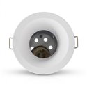 Support de spot rond avec douille automatique, blanc Ø86 mm  SUPPORT SPOT