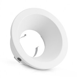 Support de spot rond avec douille automatique, blanc Ø86 mm  SUPPORT SPOT