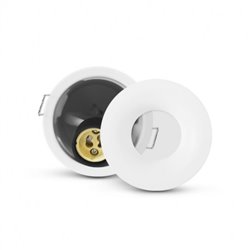 Support de spot rond avec douille automatique, blanc Ø85 mm  SUPPORT PLAFOND