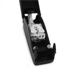 Support de spot rond avec douille automatique, blanc Ø85 mm  SUPPORT PLAFOND