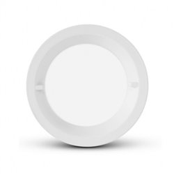 Support de spot rond avec douille automatique, blanc Ø90 mm H 110 mm SUPPORT PLAFOND