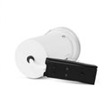 Support de spot rond avec douille automatique, blanc Ø90 mm H 125 mm SUPPORT PLAFOND