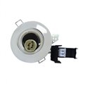 Support plafond orientable, rond blanc Ø101 mm SUPPORT SPOT