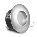 Support plafond orientable, rond étain brossé Ø82 mm SUPPORT SPOT