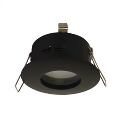 Support de spot rond, noir Ø84 mm  SUPPORT SPOT