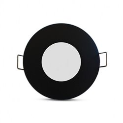 Support de spot rond, noir Ø84 mm  SUPPORT SPOT