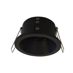 Support de spot rond, noir Ø85 mm BBC SUPPORT SPOT