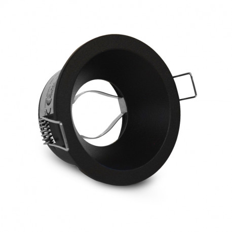 Support de spot rond, noir Ø85 mm BBC SUPPORT SPOT
