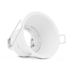Support spot basse luminance, rond blanc Ø83 x 74 mm SUPPORT SPOT