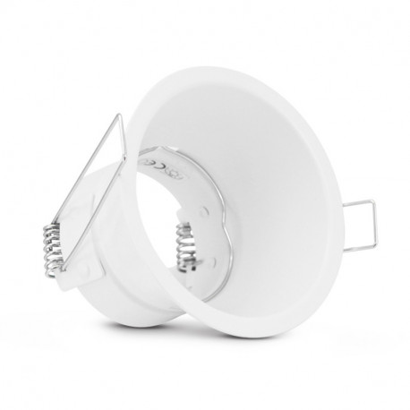 Support spot basse luminance, rond blanc Ø83 x 74 mm SUPPORT SPOT
