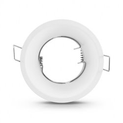 Support spot basse luminance, rond blanc Ø83 x 74 mm SUPPORT SPOT