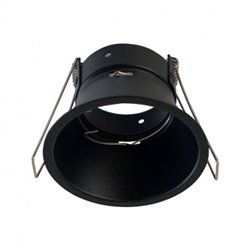 Support de spot rond, noir Ø83 mm  SUPPORT SPOT