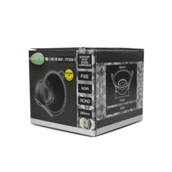 Support de spot rond, noir Ø83 mm  SUPPORT SPOT
