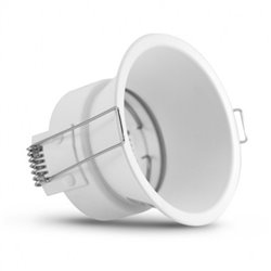 Support spot basse luminance, rond blanc Ø82 x 64 mm SUPPORT SPOT