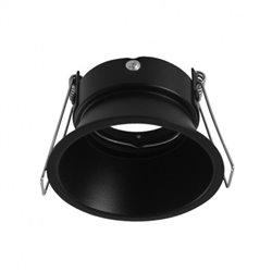 Support de spot rond, noir Ø82 mm  SUPPORT SPOT