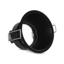 Support de spot rond, noir Ø82 mm  SUPPORT SPOT