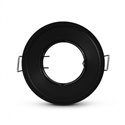 Support de spot rond, noir Ø82 mm  SUPPORT SPOT
