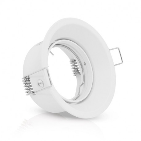 Support spot basse luminance, rond blanc Ø85 x 47 mm SUPPORT SPOT