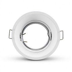 Support spot basse luminance, rond blanc Ø85 x 47 mm SUPPORT SPOT