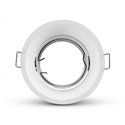 Support spot basse luminance, rond blanc Ø85 x 47 mm SUPPORT SPOT