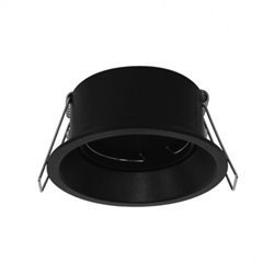 Support de spot rond, noir Ø85 mm  SUPPORT SPOT