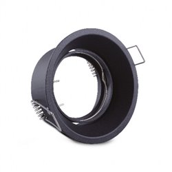 Support de spot rond, noir Ø85 mm  SUPPORT SPOT
