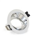 Support spot basse luminance, rond blanc avec réflecteur argenté Ø80 x 35 mm SUPPORT SPOT