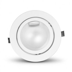 Support spot, rond blanc Ø75 mm PUNCTO HOME