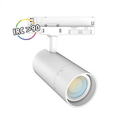 Spot LED sur rail, blanc 25-30-35W 2280 à 3210 Lm Blanc chaud à Blanc jour  FOCUS SLIM II