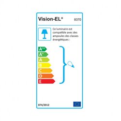 Spot LED sur rail blanc, 7W  FOCUS SUPPORT