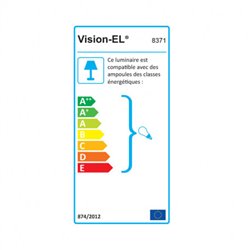 Spot LED sur rail noir, 7W  FOCUS SUPPORT