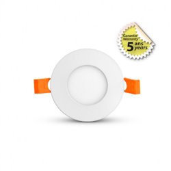Plafonnier LED, 3W 235 Lm Blanc chaud  SLIMY II