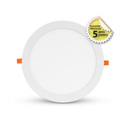Plafonnier LED, 24W 2200 Lm Blanc neutre  SLIMY II