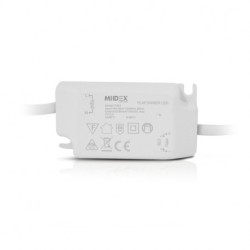 Plafonnier LED, 10W 700 Lm Blanc chaud  SLIMY CARRE