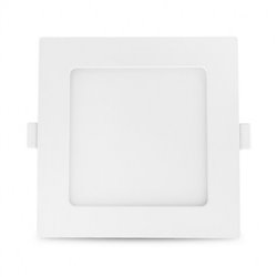 Plafonnier LED, 10W 750 lm Blanc neutre  SLIMY CARRE