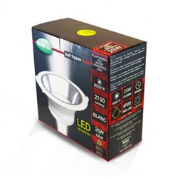 Downlight LED, 25W 2150 Lm Blanc jour  SIRIUS BASSE LUM