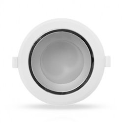 Downlight LED, blanc/argenté 15W 1360 Lm Blanc jour  SIRIUS BASSE LUM
