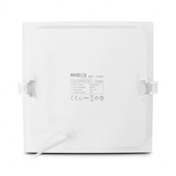 Plafonnier LED, 15W 1200 Lm Blanc chaud  SLIMY CARRE