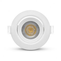 Spot LED orientable, 7W 500 Lm Blanc chaud  CARAT