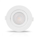 Spot LED orientable, blanc 10W 800 Lm Blanc chaud  CARAT