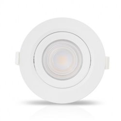 Spot LED orientable, blanc 18W 1200 Lm Blanc chaud  CARAT