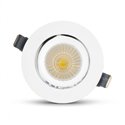 Spot LED escargot rond orientable, 30W 2400 Lm Blanc neutre  BOUTICA