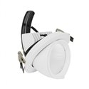 Spot LED escargot rond orientable, 20W 1600 Lm Blanc chaud  BOUTICA
