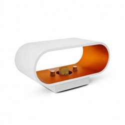 Applique murale LED blanc/doré, 1x5W LED  HOYA OVALE